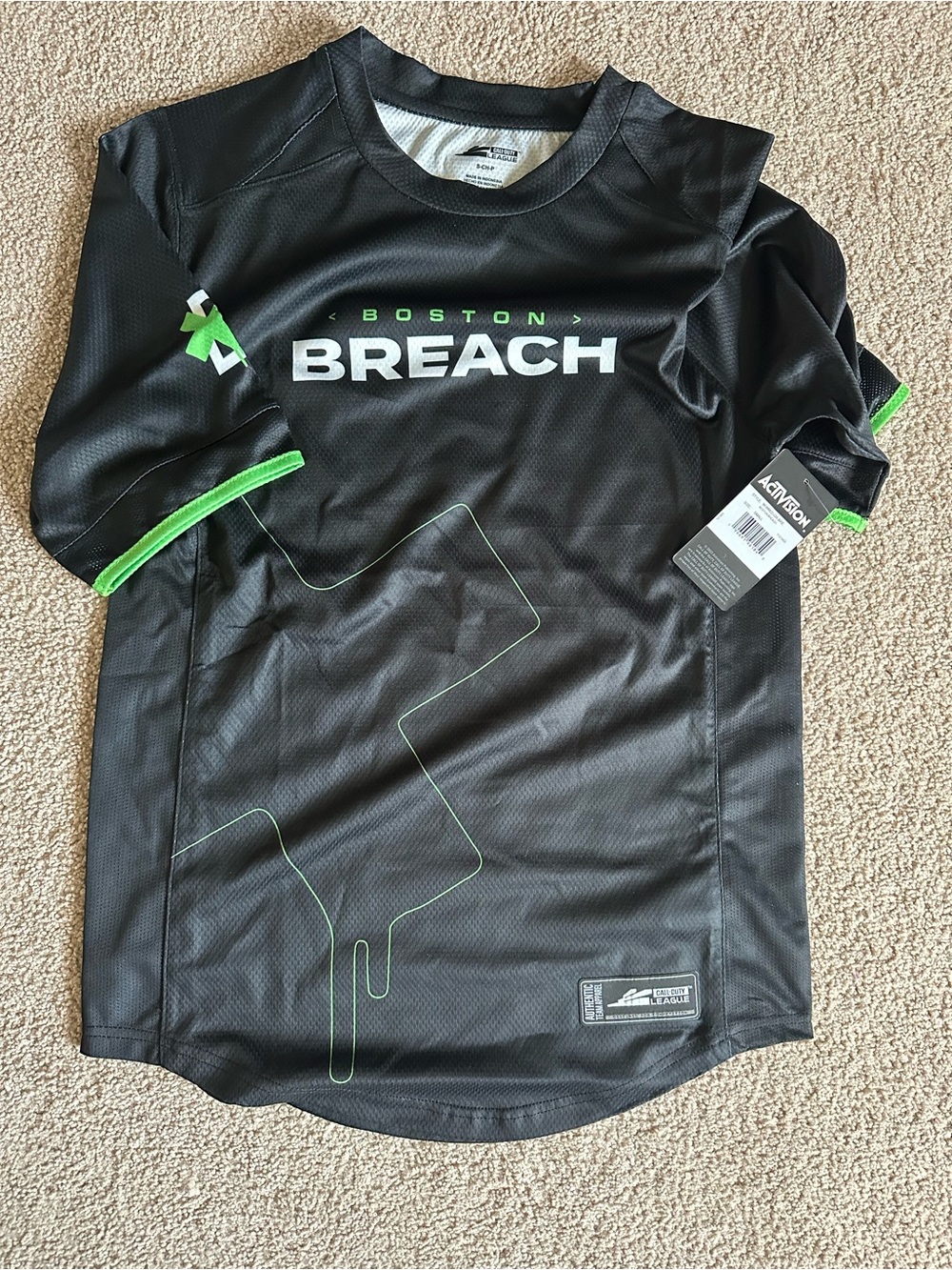 Call Of Duty League Boston Breach Jersey Men’s Small NWT